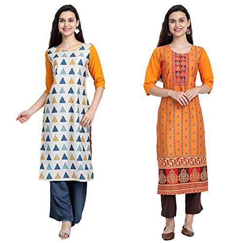 Image of Women's Crepe Regular Kurta
