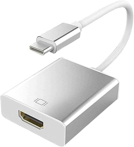 Type-C to HDMI Converter | USB-C to HDMI 4K UHD Adapter | DP Alt Mode Type-C Converter, Supporting a wide Range of Devices.Plug & Play.