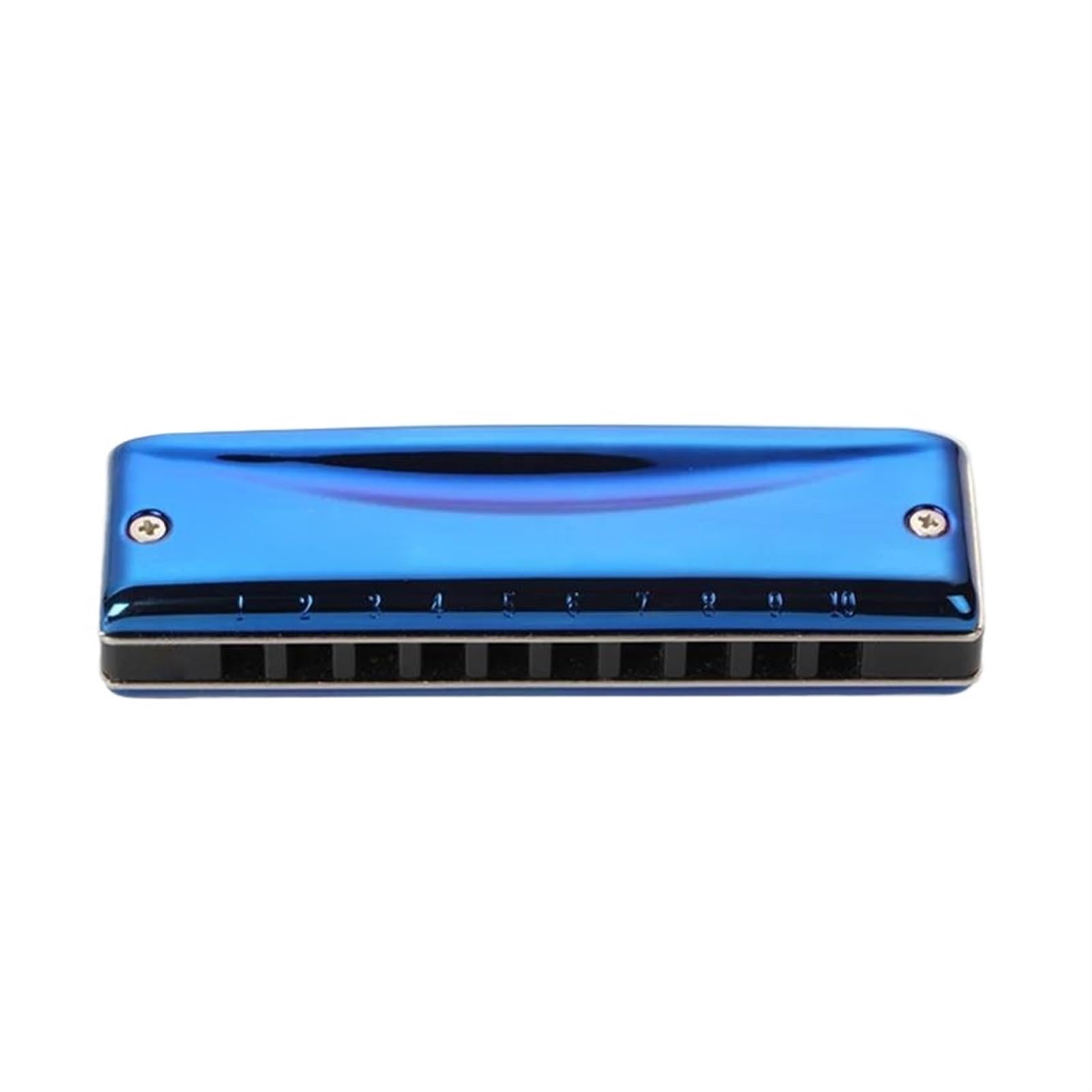 Armonica Per Arpa A 10 Fori Blu Strumenti Musicali A Fiato Professionali Organetto A Bocca C/A/G/D/F/Bb/E armonica a bocca professionale (Color : E)