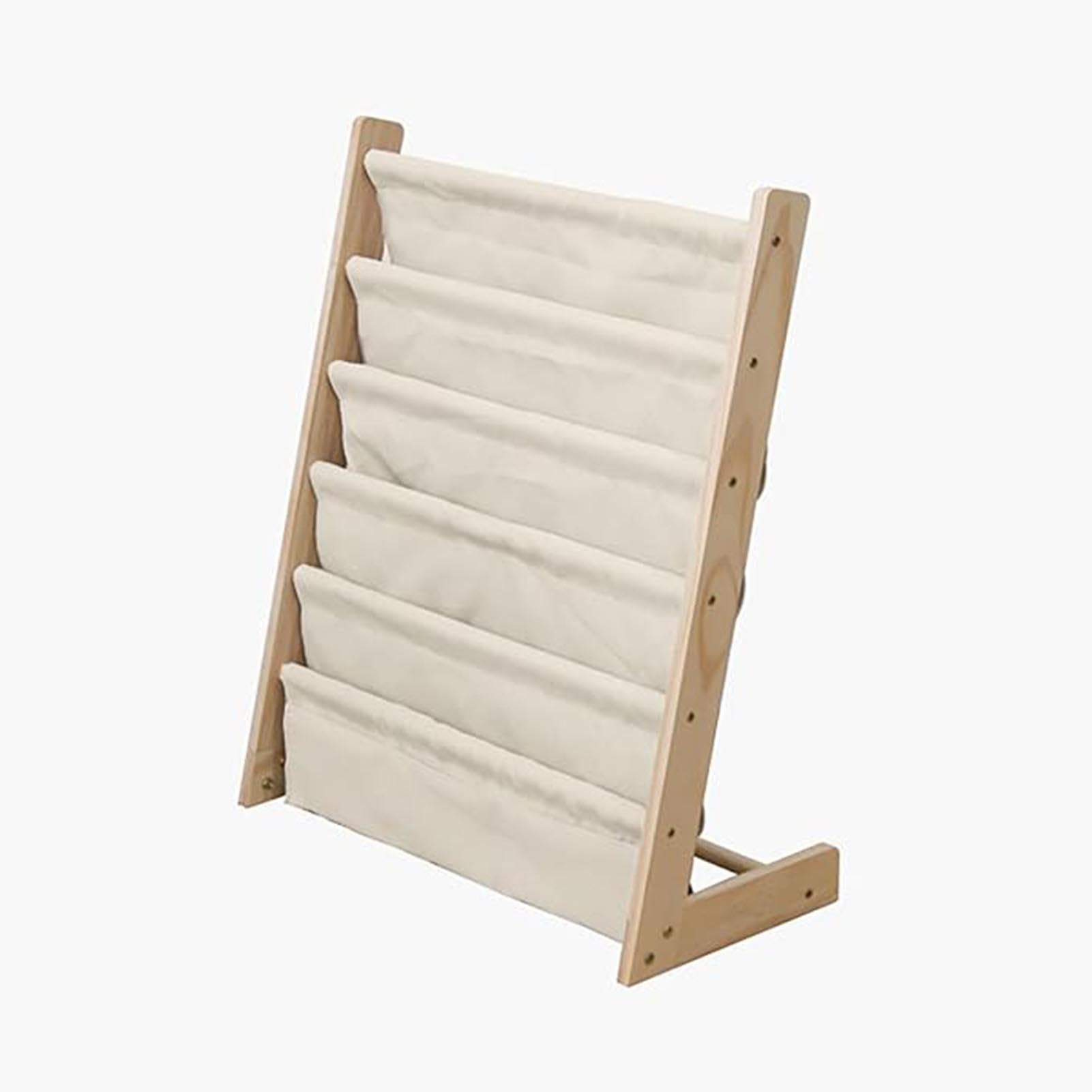 Revistero De Pie, Expositor De Carteles Y Folletos, Estante Para Libros, Organizador De Literatura De Madera Maciza, Con Ruedas, Ideal Para Oficinas, Tiendas Y Exposiciones(23.6x11.8x31.1in)