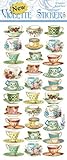 Violette Stickers French Teacups