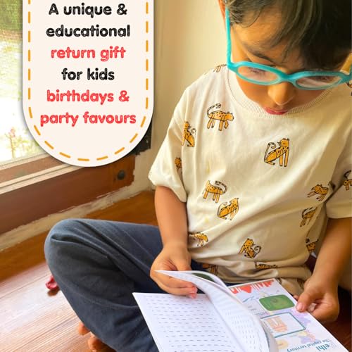 Image of CocoMoco Kids India Passport for Kids, Learn About States of India & UTS, Geography Educational Toy Activity Kit with Stickers, Ages 4-5, 6-7, 8-10, 11 Year Old (Pack of 5)