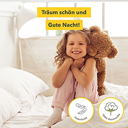 Biber Bettwäsche Träumschön 135×200 cm 2tlg – Herz Design