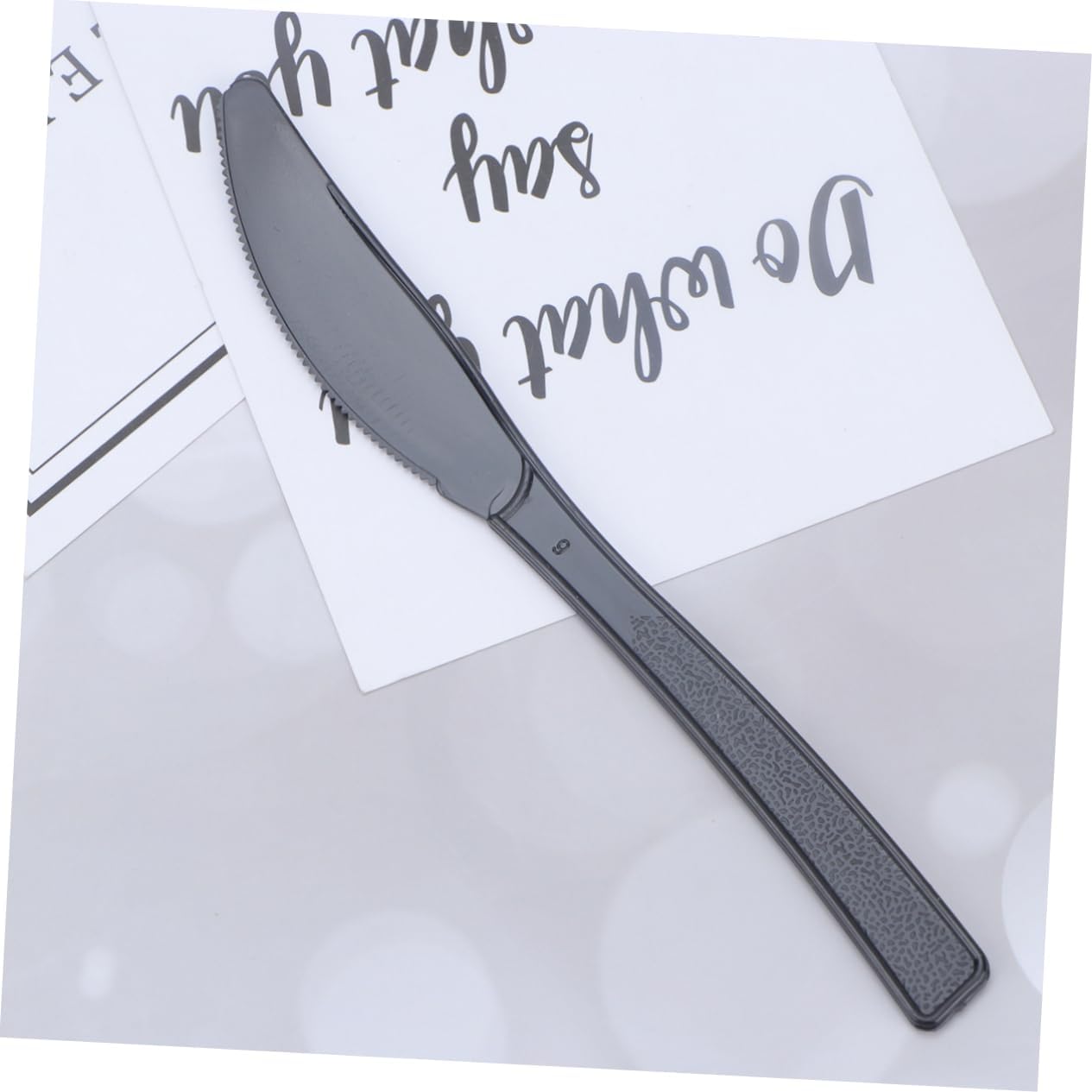 Mini 48pc Plastic Knives Cutlery for Graduation Parties Picnics and Everyday Use