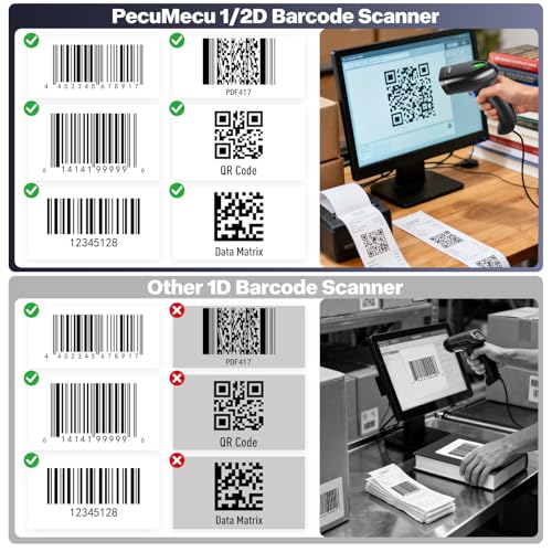 Lecteur de codes-barres Bluetooth pour simplifier vos inventaires 1D 2D - 2