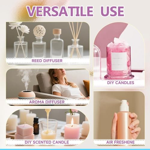 Juego de aceites de 10 ml con una mezcla de fragancias calmantes de aromaterapia 6