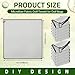 Batiyeer 12 Pcs Golf Towel Bulk for Golf Bags Microfiber Fabric Towel with Clip Waffle Pattern, Fitness, Camping, Hiking, Yoga (Light Grey,16 x 16 Inches)