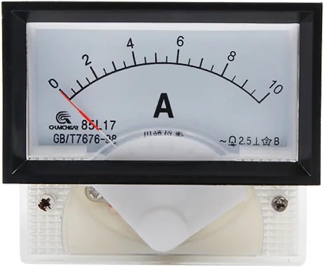 85L17-A Current Panel Meter 85L17 AC Analog Current Panel Meter 80 * 80mm 10A 20A 30A 50A 100A 200A 500A 750A 1KA Electrical Meter (Size : 200A 5A)