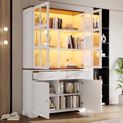 Armario buffet de cocina, 120 x 36,5 x 200...