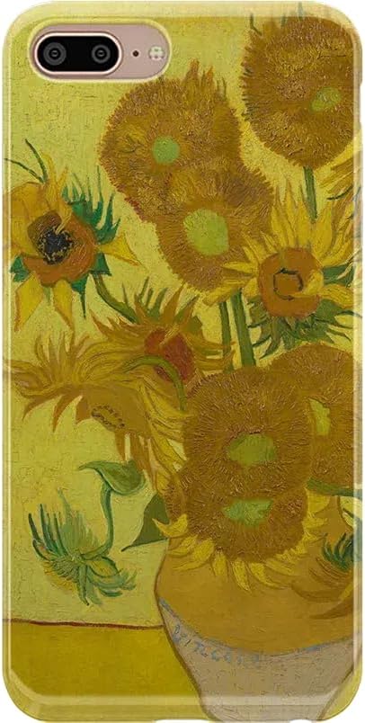 Casely iPhone 6/7/8 Plus Case | Van Gogh | Sunflowers Floral | Classic Ultra Slim Design
