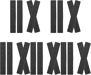 VICASKY 10 Pairs Drum Stick Non-slip Sleeve Non Skid Tape Decked Accessories Racket Grip Tape Electric Drums for Adults Snare Drum Sticks Drumsticks for Adults Black Covers for Drumstick