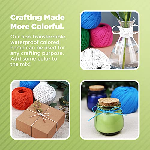 Bean-Products-Hemp-Twine-High-Tensile-Strength-and-Durable-Made-with-100-Hemp-Perfect-for-Jewelry-Arts-Crafts-Decoration-Cooking-1MM-100G430-Ft-20-lb-Test-Strength-Rasta