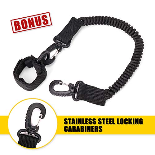 image for XGEAR Kayak Paddle 91 inches with Paddle Leash for Boating Kayaking, B