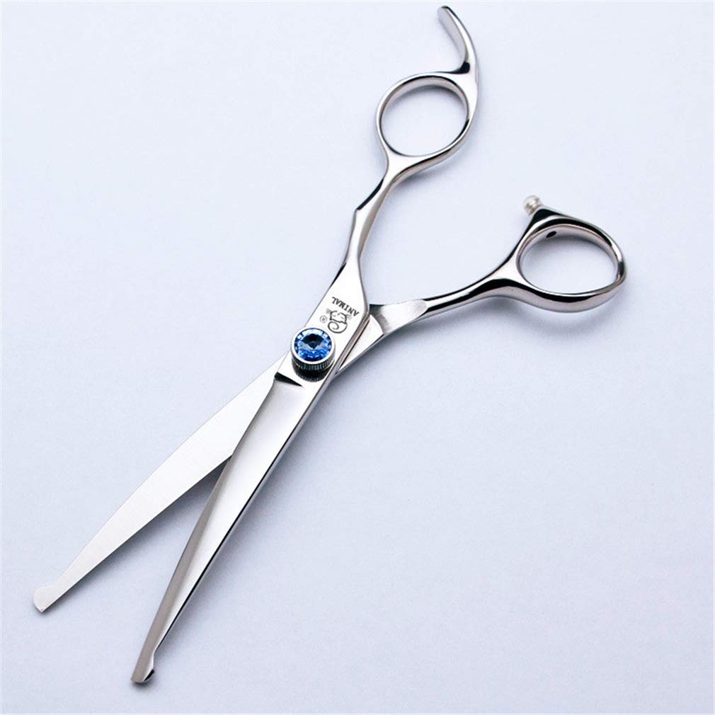 Professionale 6.5 Pollici Pet Grooming Forbici Kit, Acciaio Inossidabile Pet Trimmer Kit Punte Arrotondate Dog Grooming Scissors, per Il Salone, Uso della Casa
