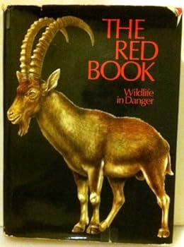 Hardcover The red book: wildlife in danger, Book