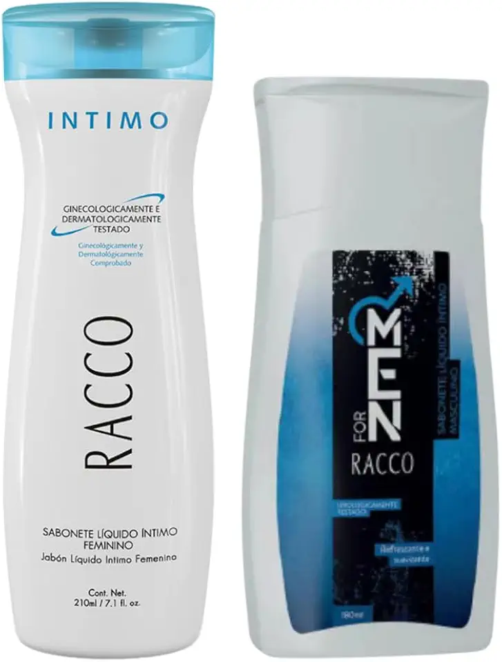 Kit Intimo Sabonete Feminino E Masculino Racco