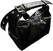 00s【archive】 Y2K Black leather waist bag 2000s Fanny Pack - Etsy