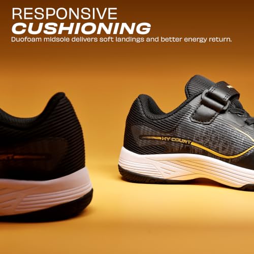 Image of Nivia Hy-Court 3.0 Kids Indoor Court Shoes, Lightweight Non-Marking Badminton Shoes with Cushioned Comfort & Durable Grip for Juniors