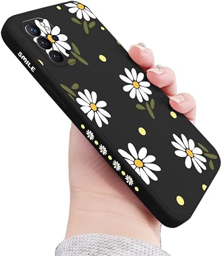 Sunswim Funda para Galaxy S20+ Plus con bonito patrón de margaritas, protección completa de lente de cámara, delgada, a prueba de golpes, TPU a Sunswim Funda para Galaxy S20+ Plus con bonito patrón de margaritas, protección completa de lente de cámara, delgada, a prueba de golpes, TPU a