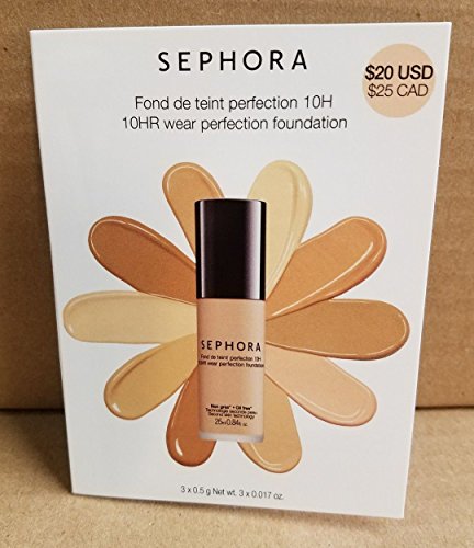 Sephora 10 Hour Wear Perfection Foundation Sample Card