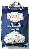 Swad XXL 1121 Sella Basmati Rice Parboiled Extra Long - 10 Pound