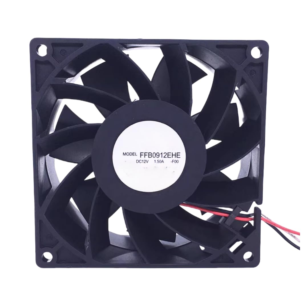 FCARUMIQP FFB0912EHE-FOO DC12V 1.5A 16.2W 5700RPM 9038 Cooling Fan 90x90x38MM