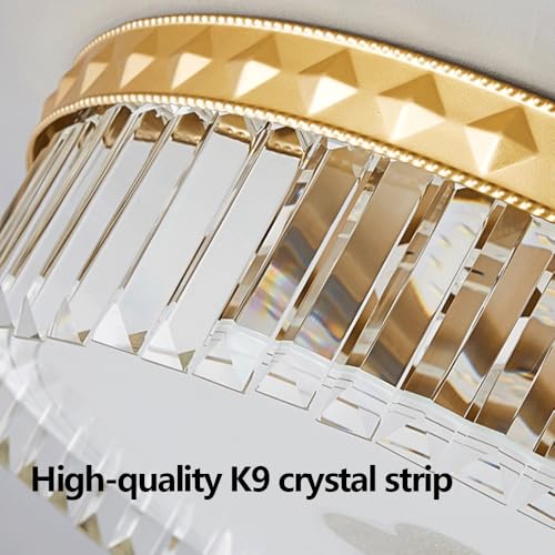 Plafonnier LED cristal variable : 3 couleurs d'éclairage pour votre intérieur - 8