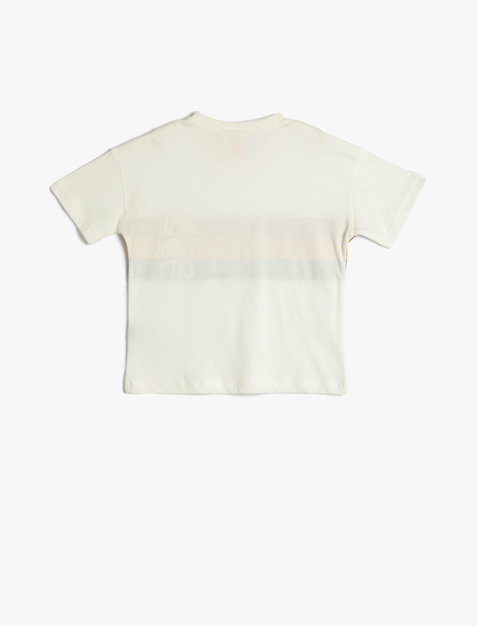 Koton Koszulka Niemowlęta T-shirt Short Sleeve Crew Neck Printed Cotton