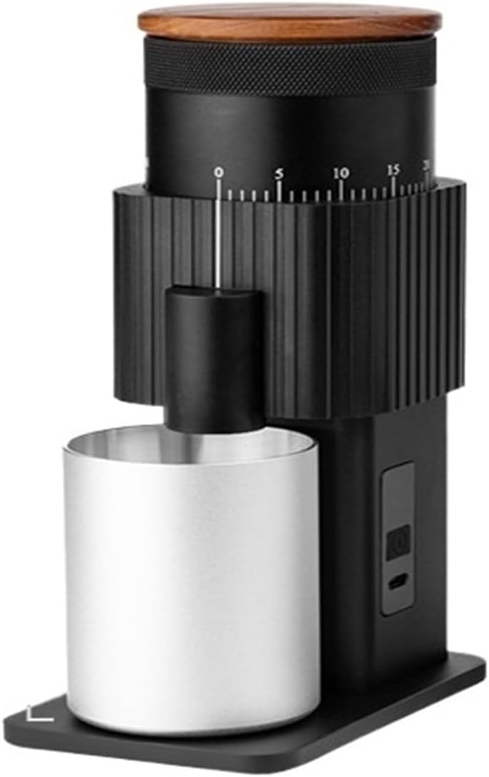 Portable Electric Coffee Grinder with Adjustable Coarse 402 Stainless Steel Six Star Grinding Core Christmas Gift(ZM-LD022)