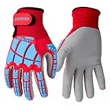 Graloky Safety Work Gloves for Men Women, Impact Work Gloves, Cut Resistant Gloves with TPR, Touchscreen...