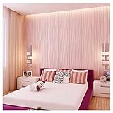Blooming Wall:Non-Woven Classic Plain Stripe Moonlight Forest Wallpaper,High Quality,20.8 in*32.8...