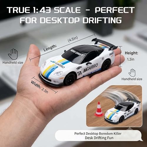 Ultimate 1/43 Scale Mini RC Drift Car 4WD with Proportional Steering Review - Image 3