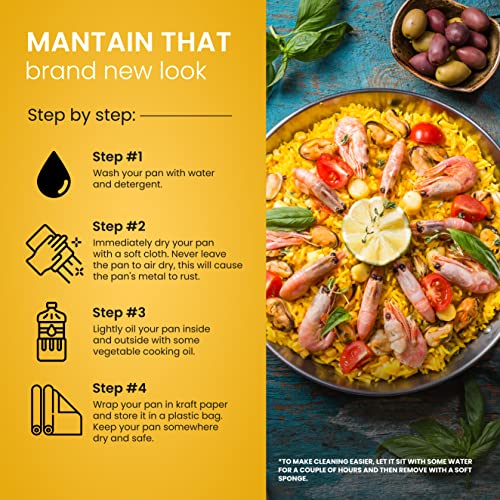 Machika 70000 Stainless Steel Paella Pan thumb #4