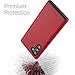 Crave Note 10 Case, Dual Guard Protection Series Case for Samsung Galaxy Note 10 - Red