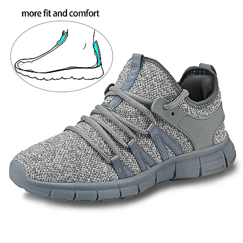 Image of INZCOU Running Shoes Lightweight Tennis Shoes Non Slip Gym Workout Shoes Breathable Mesh Walking Sneakers