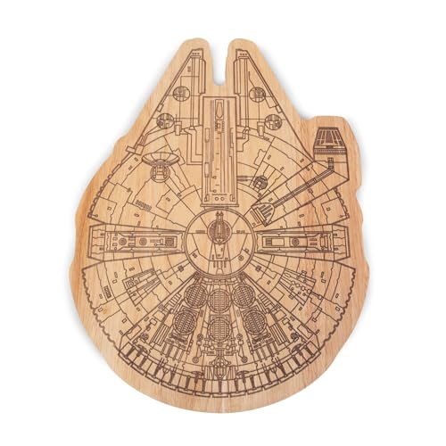 Tabla de cortar Millennium Falcon 16 pulgadas de Parawood miniatura 1