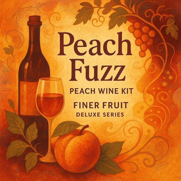 FWK Peach Fuzz Peach Wine Kit – Finer Fruit Deluxe Series