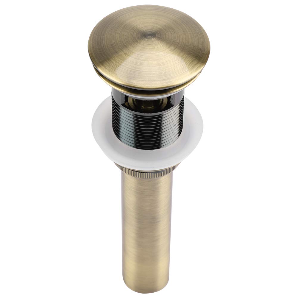 Válvula click-clack G1 1/4" de bronce para lavabos de baño modernos