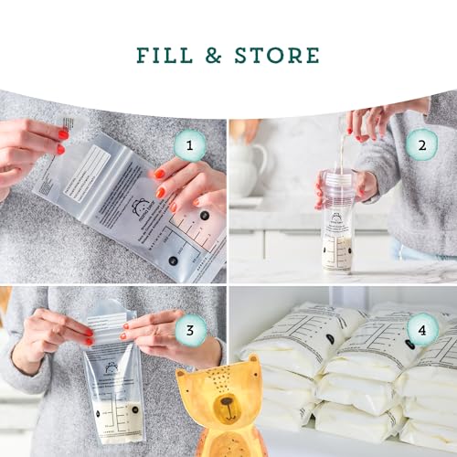 Amazon Brand - Mama Bear Breastmilk Storage Bags, 100 Count - Image 6