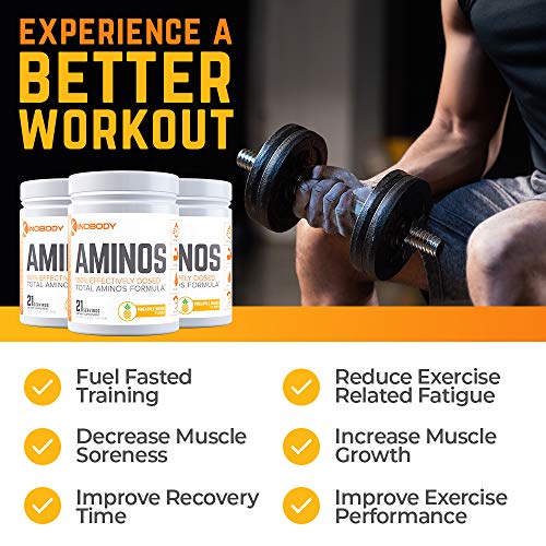 Kinobody Kino AMINOS Natural BCAA Supplement 21 Servings Boost