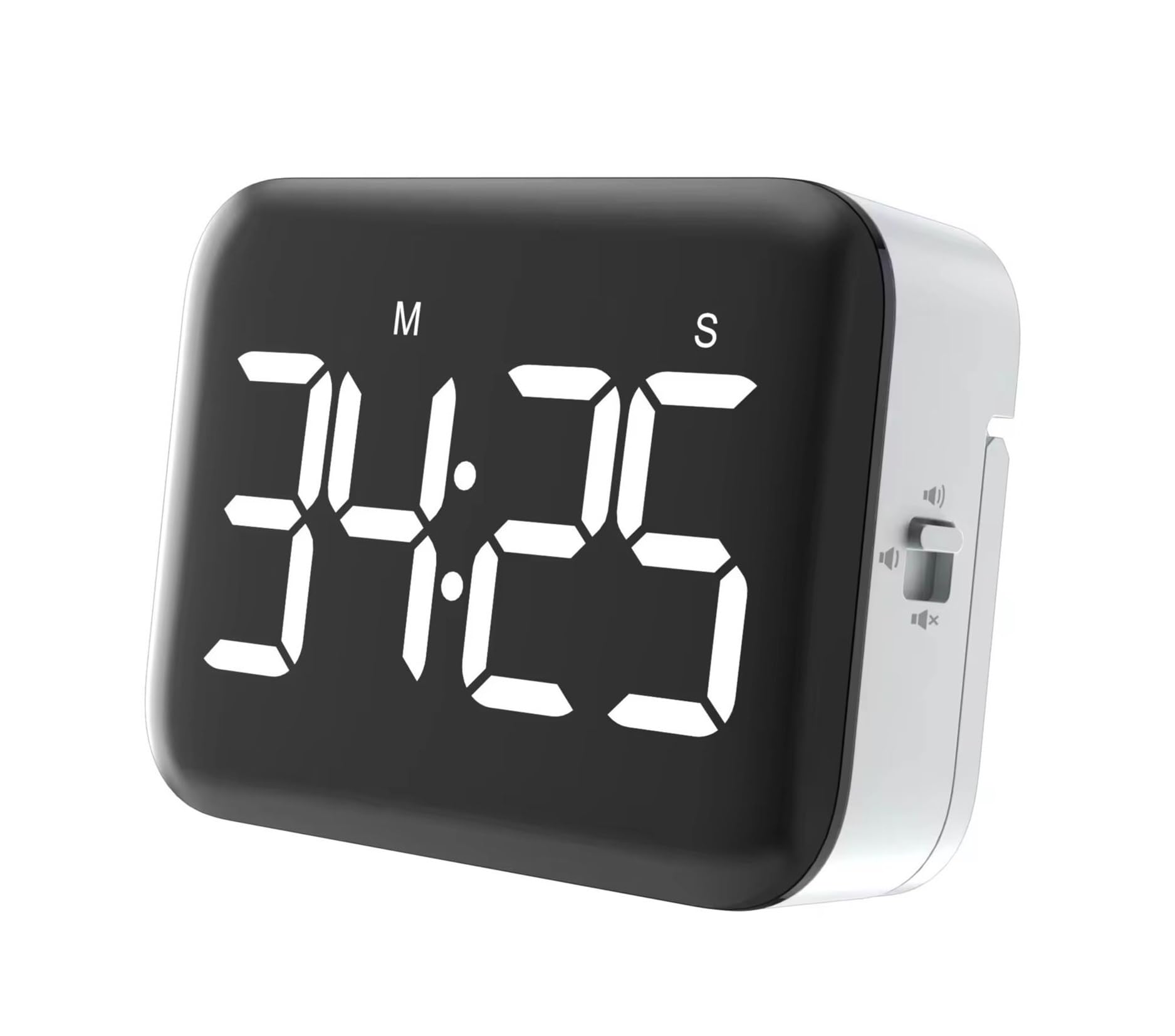 LED Digital Kitchen Timer Large Display Magnetic Electronic Count Up Countdown Home Cooking Baking Classroom Study Reliable Efficient