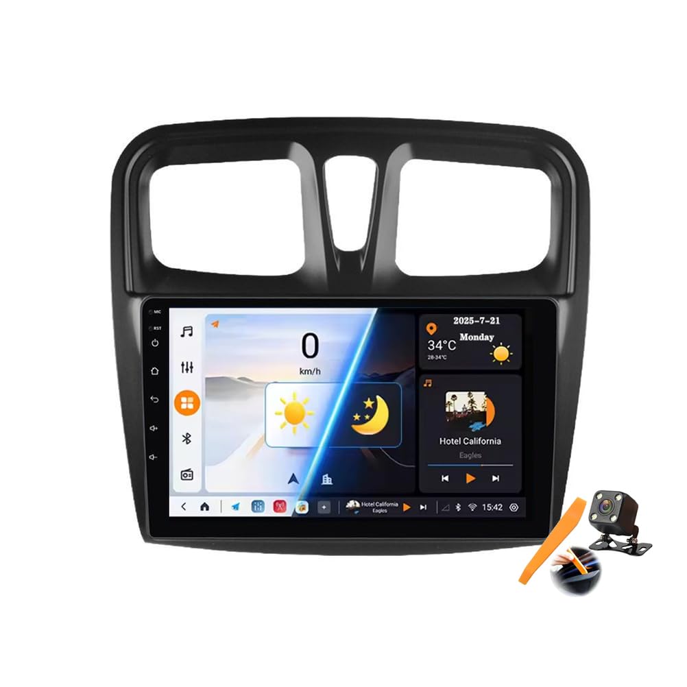 Reproductor multimedia Y500s de 9'' con Android Auto para Logan y Sandero 8