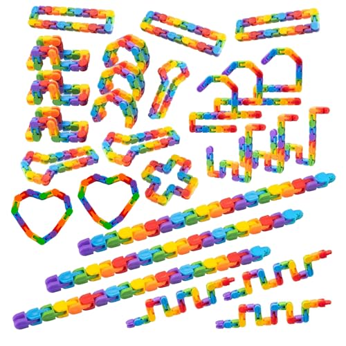 AURIVEE 20x Wacky Track Fidget Spielzeuge...