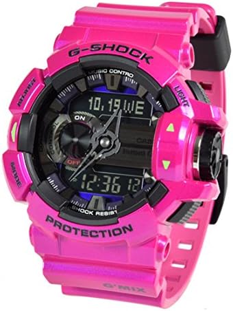Amazon G Shock Gショック Casio カシオ G Mix ジーミックス アナデジ メンズ 腕時計 Bluetooth パープルｘブラック Gba 400 4cdr 海外モデル メンズ腕時計 腕時計 通販