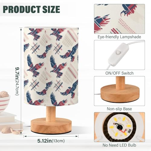 Lámpara de mesa para habitación infantil multicolor miniatura 3