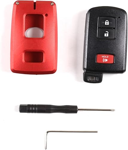 Miniatura 7 de Funda para llavero compatible con Toyota Tacoma 2016-2022, funda para llavero de 3 botones, funda protectora para llave sin llave (verde)