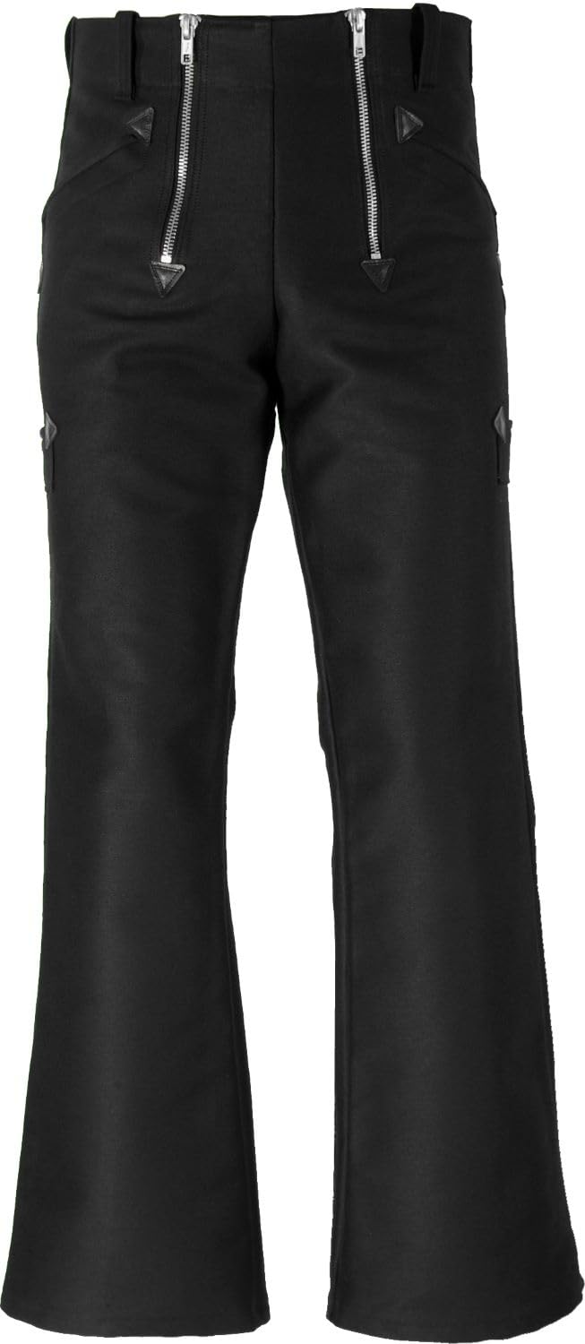 JOB Zunfthose Dirk Doppel-Pilot schwarz (DE/NL/SE/PL, Numerisch, 26, Regular, Kurz, schwarz)