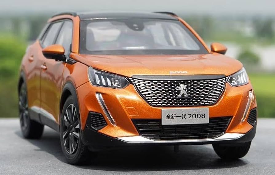 Amazon | ミニカー 1/18 プジョー PEUGEOT 2008 SUV オレンジ