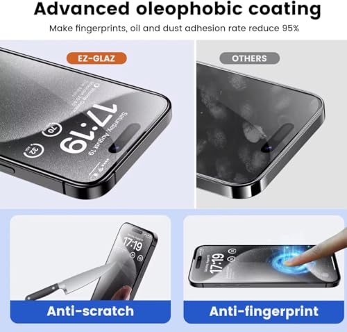 AYA Inh. Hassan Alibrahim SmartSafe Coque de protection 3 en 1 compatible avec iPhone 16 Pro Max – Coque de protection transparente avec protection de l'appareil photo et protection d'écran en verre – vue 7