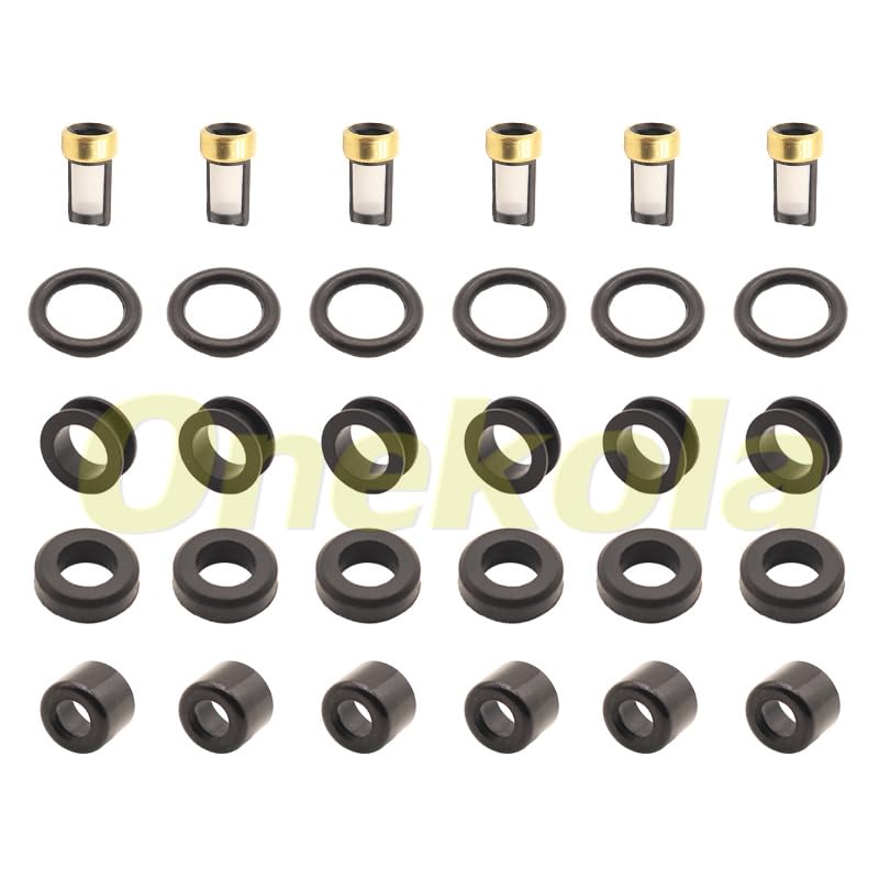 Fuel Injector Service Repair Kit Filters O Rings Seals Grommets for 2013-2014 for Subaru Legacy for Outback 2.5L H4 16611-aa810 - (Color: 20 Piece Set)
